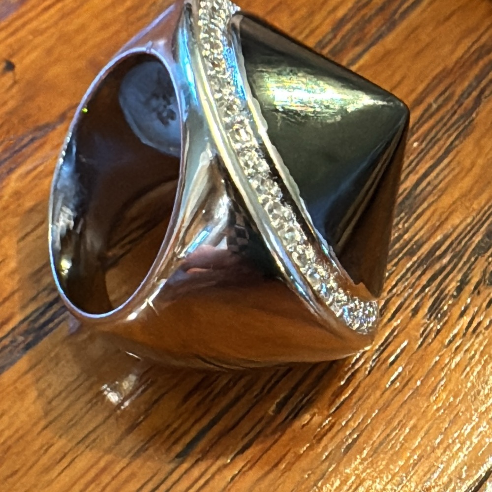 nOIr Cone pyramid ring new without tags - Picture 3 of 13